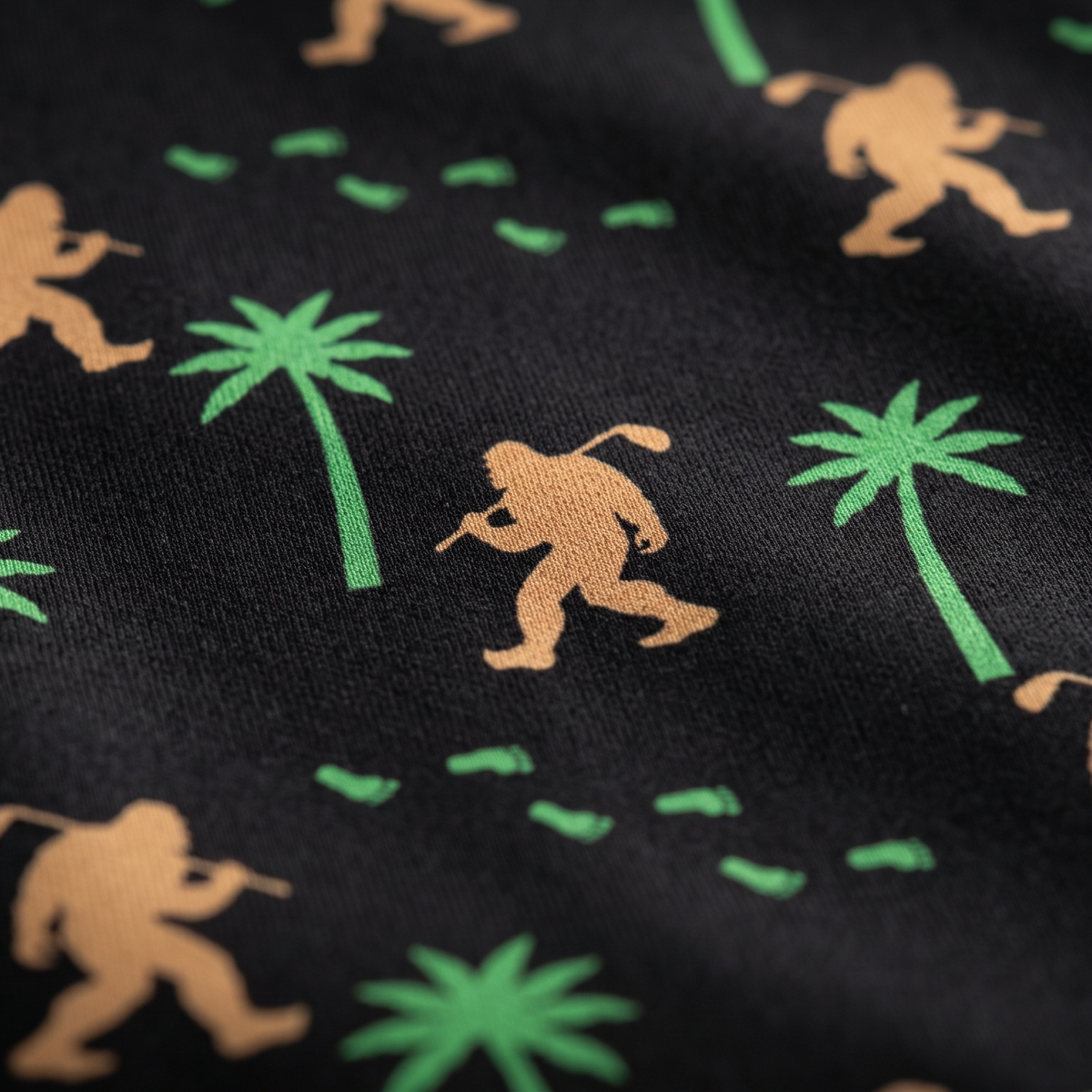 BLACK PALM GOLFER