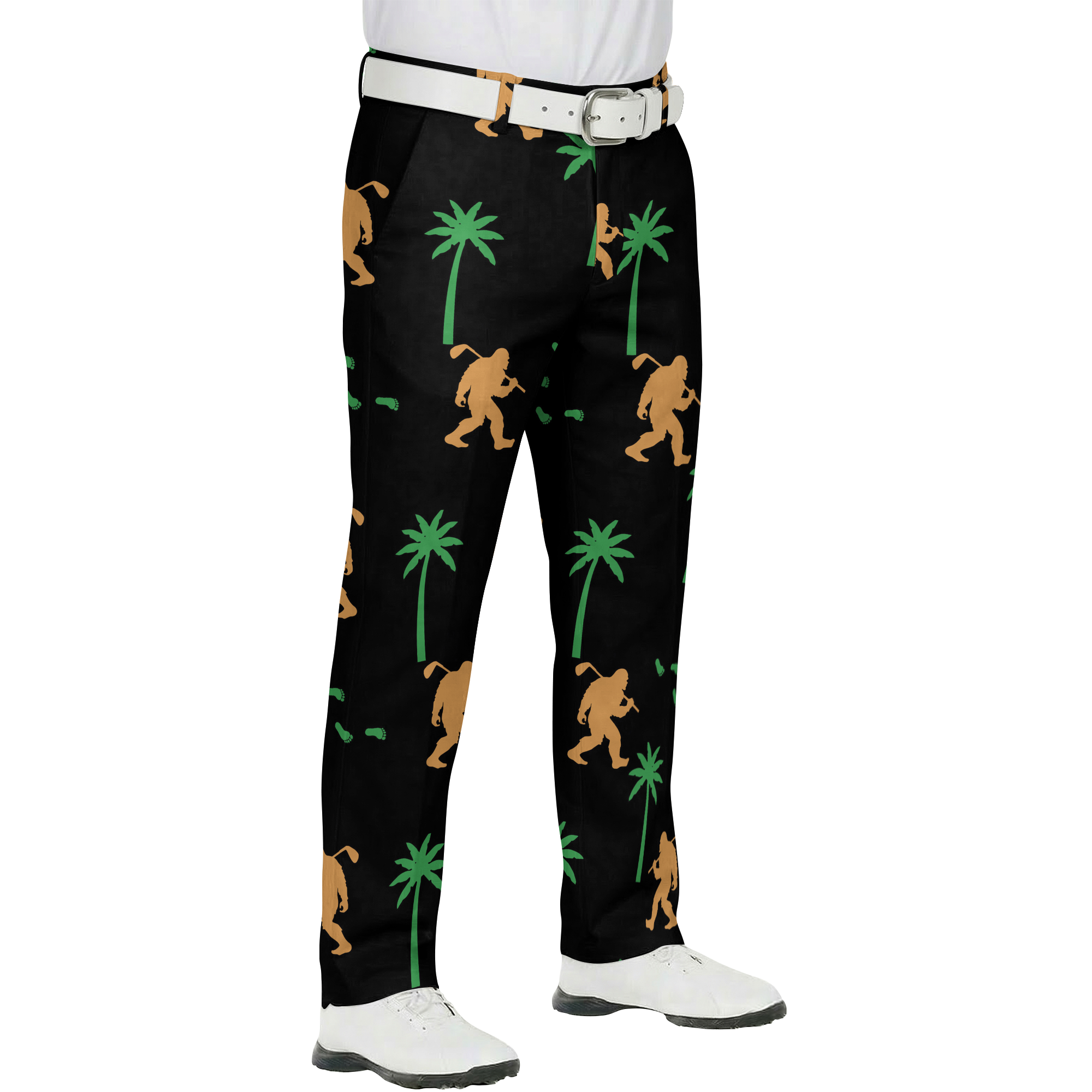 BLACK PALM GOLFER