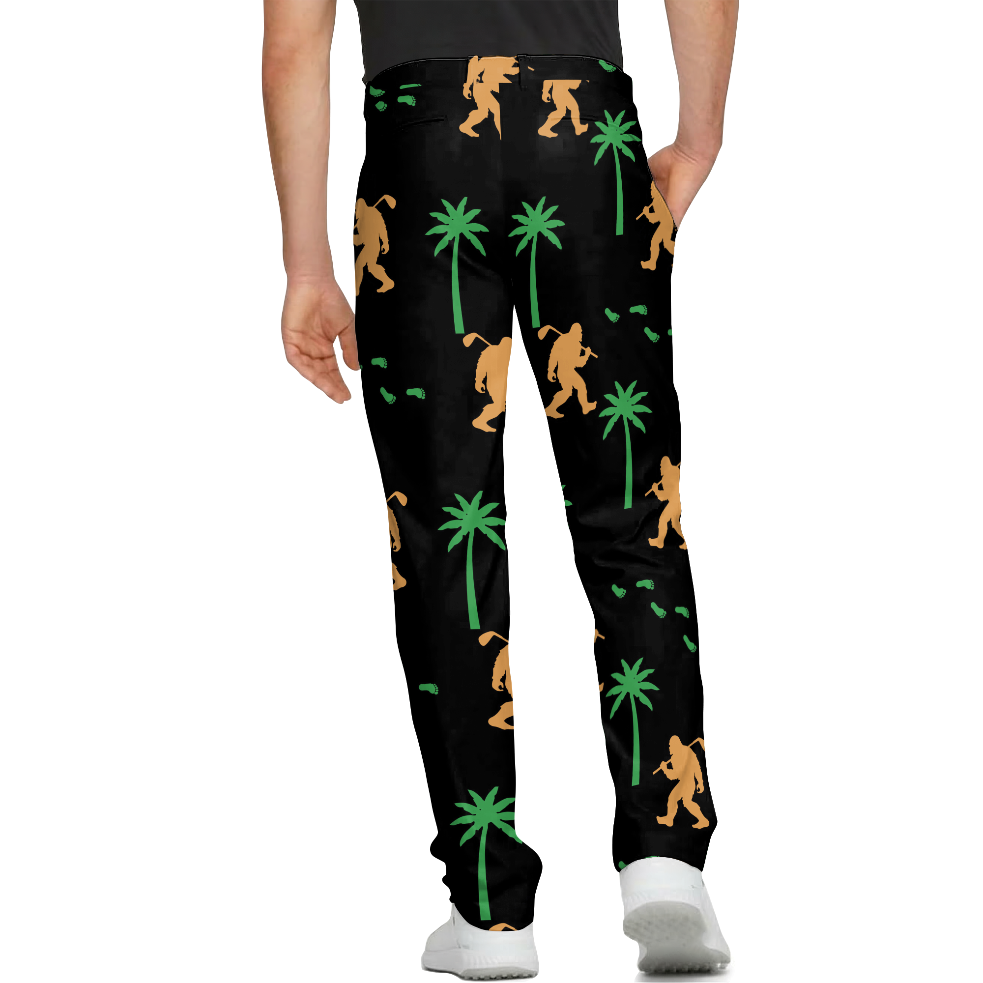 BLACK PALM GOLFER