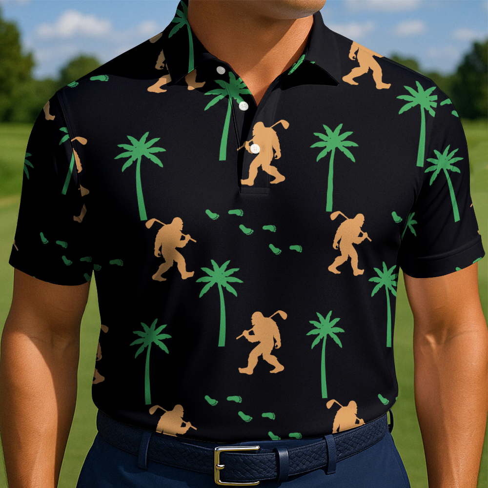 BLACK PALM GOLFER