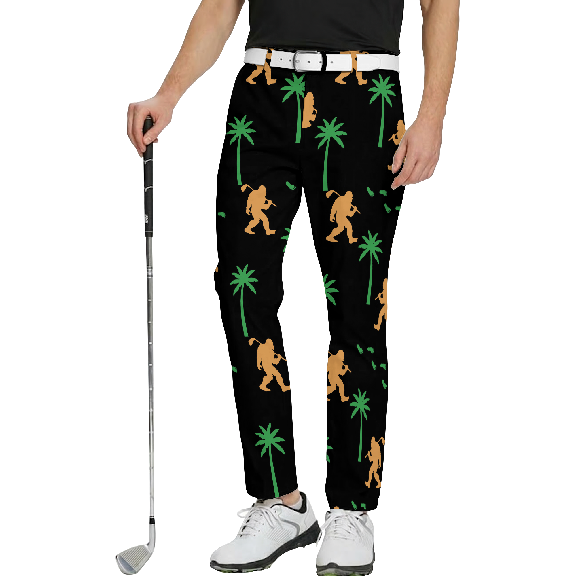 BLACK PALM GOLFER